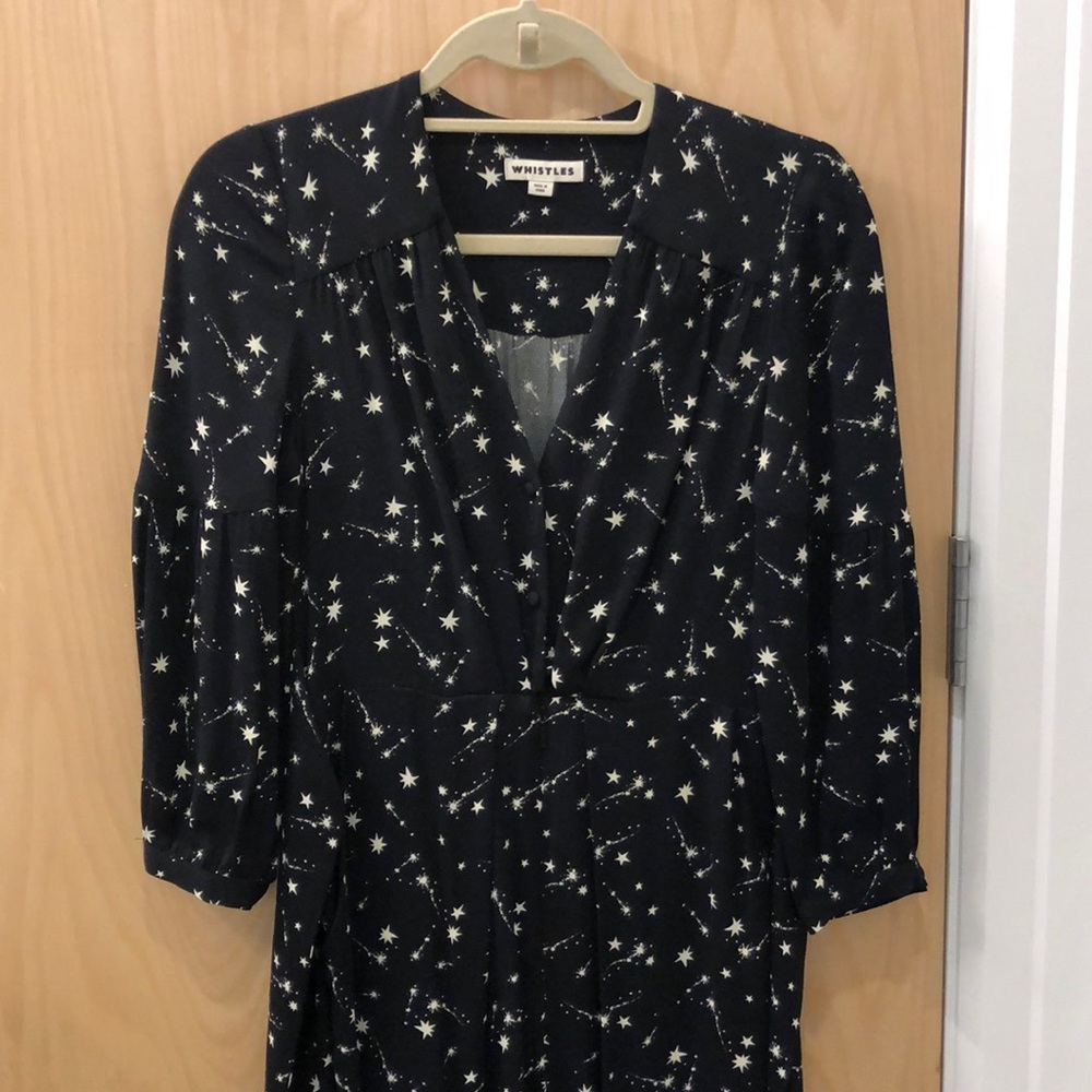 Whistles Black Constellation Print Jumpsuit
